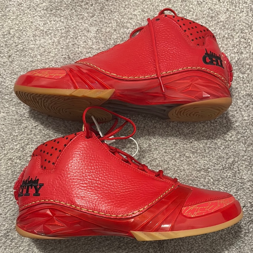 Men's Red Basketball Sneakers